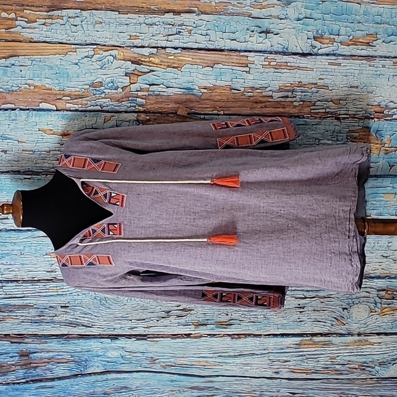 THML Embroidered Dress - Picture 1 of 13